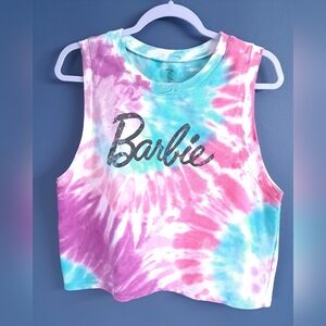 Barbie Tie-Dye Crop Tank Top